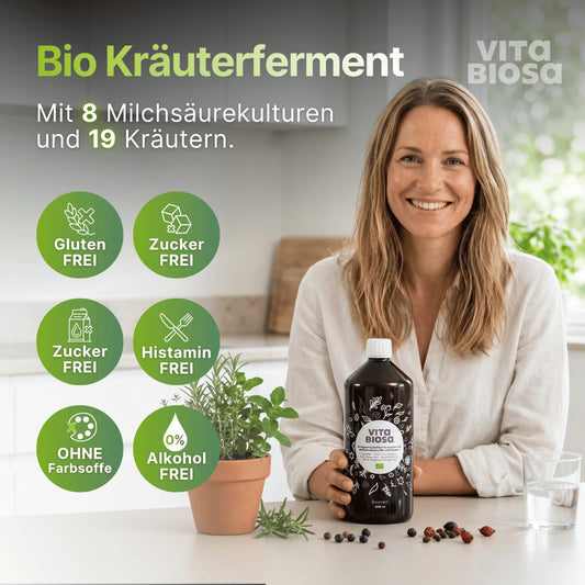 Vita Biosa Berry – Boisson biologique fermentée aux baies et aux herbes