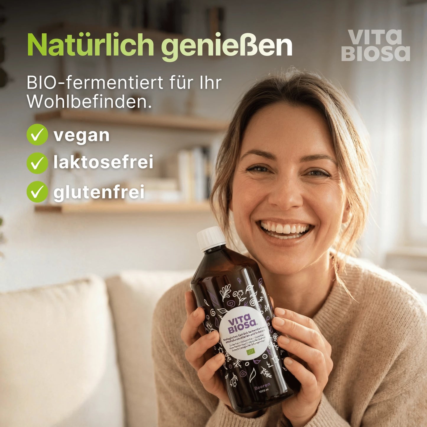 Vita Biosa Berry – Boisson biologique fermentée aux baies et aux herbes