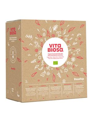 Vita Biosa Hagebutte – BIO - Kräuterfermentgetränk - PROBIOSA