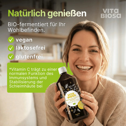 Vita Biosa Ingwer + Vitamin C - Bio-Kräuterfermentgetränk