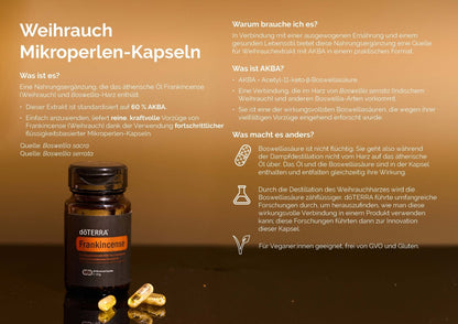 Weihrauch Mikroperlen - Kapseln von dōTERRA - PROBIOSA